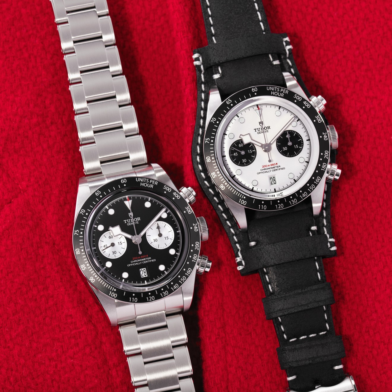 TUDOR Black Bay Chrono panda & reverse panda timeandwatches.pl