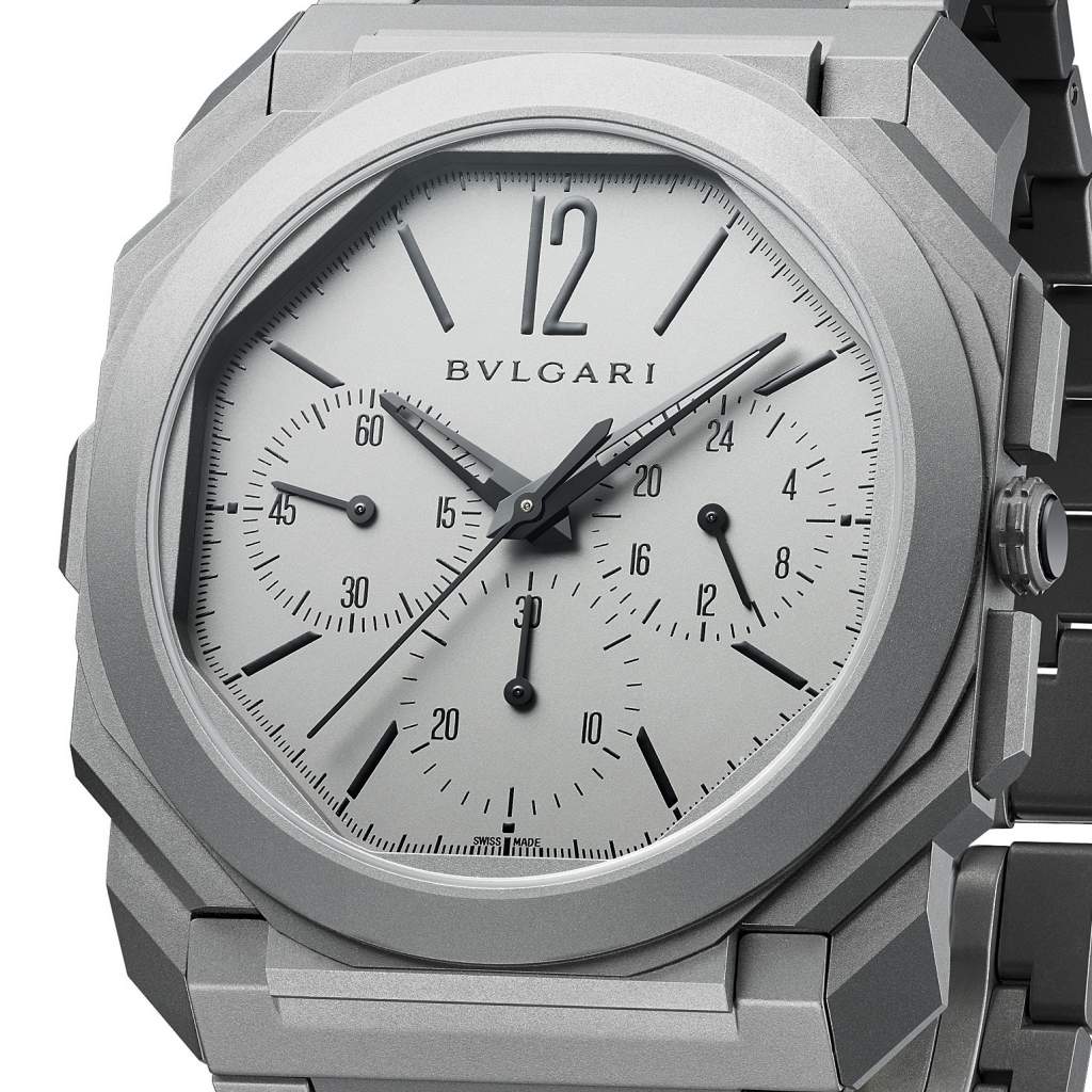 Nagroda w kategorii zegarek ze stoperem: Bvlgari Octo Finissimo Chronograph GMT Automatic