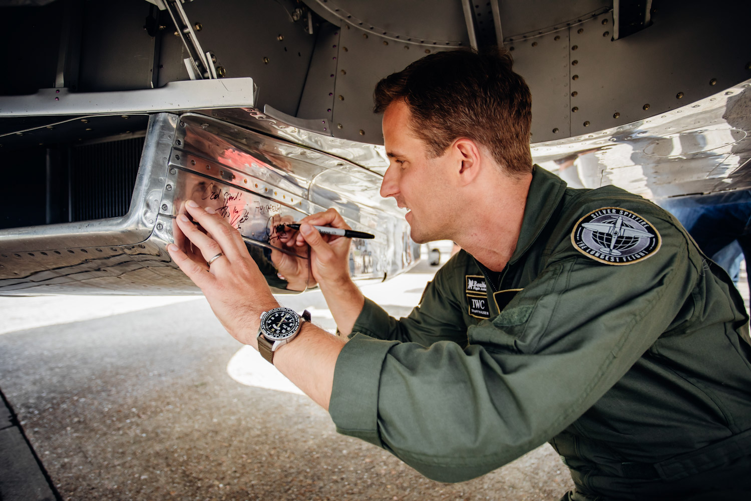 IWC Silver Spitfire The Longest Flight