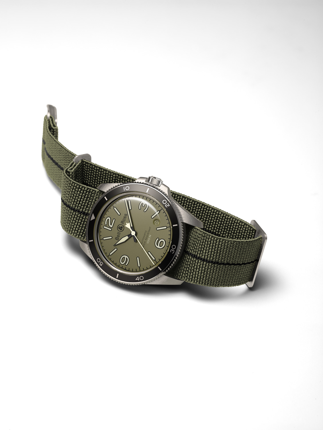 timeandwatches.pl bell ross military military green