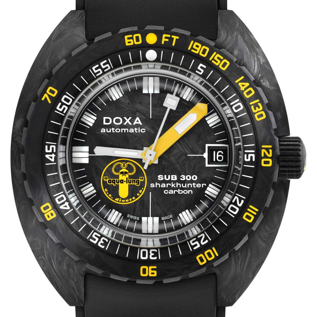 doxa Sub 300 carbon Acqua Lung US Diver's timeandwatches.pl Doxa Sub 300 carbon Acqua Lung US Divers timeandwatches.pl
