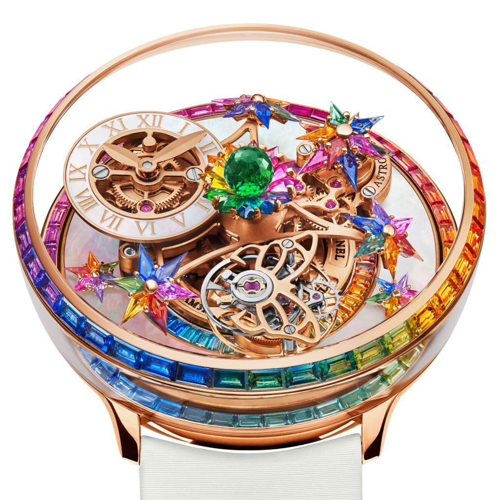 Jacob & Co Astronomia Fleurs de Jardin Rainbow timeandwatches.pl