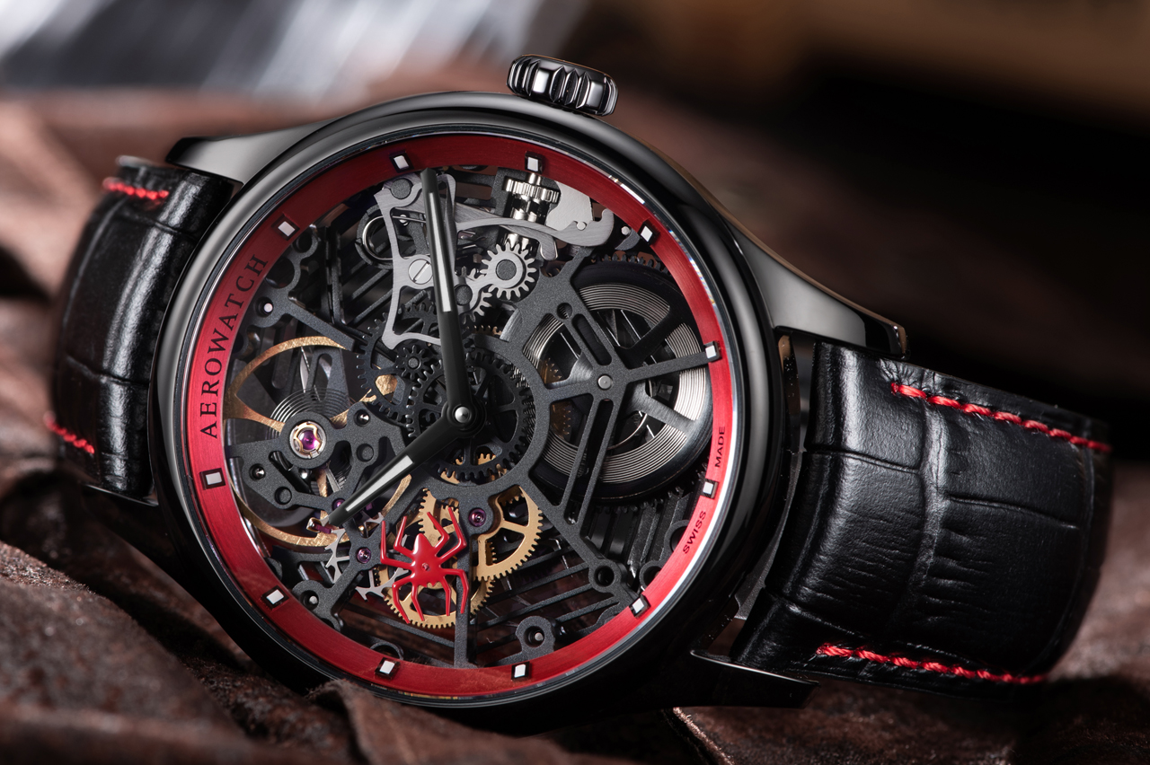 Aerowatch Renaissance Skeleton SPIDER 50981 NO21. timeandwatches.pl