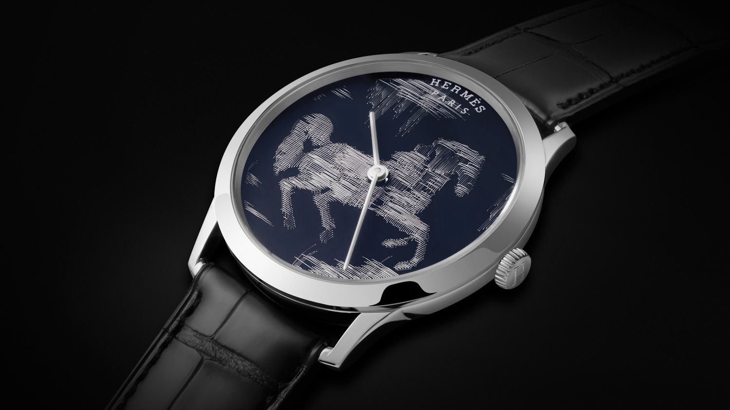 timeandwatches.pl HERMÈS SLIM D’HERMÈS Cheval Ikat