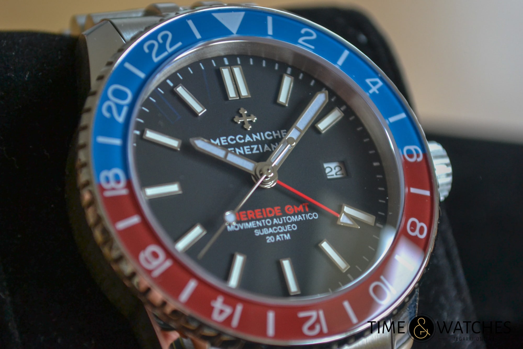 Meccaniche Veneziane Nereide GMT 42 mm timeandwatches.pl