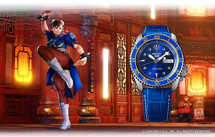 Seiko 5 Sports x Street Fighter V SRPF17 Chun Li timeandwatches.pl