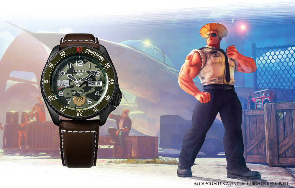 Seiko 5 Sports Street Fighter V SRPF21 Guile timeandwatches.pl