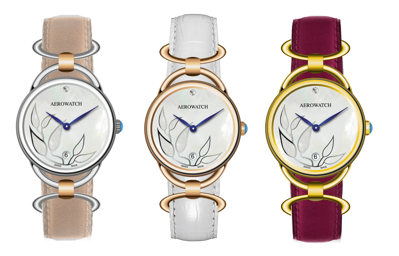 Aerowatch Sensual Tea Leaves | timeandwatches.pl