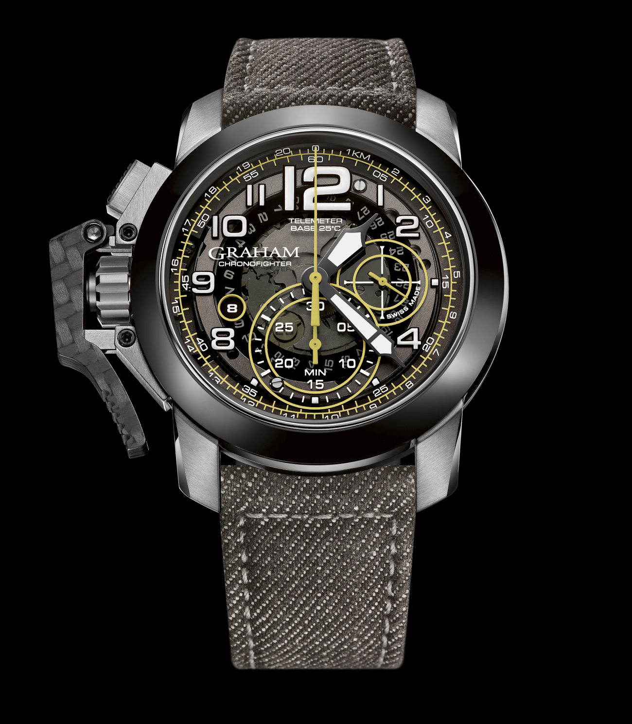 Graham Chronofighter Target Denim Collection | timeandwatches.pl