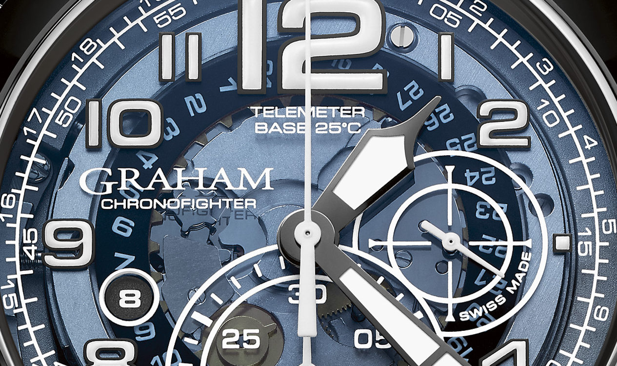 Graham Chronofighter Target Denim Collection | timeandwatches.pl
