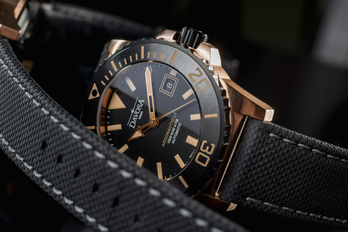 Davosa Argonautic Bronze - limitowany model w kopercie z brązu