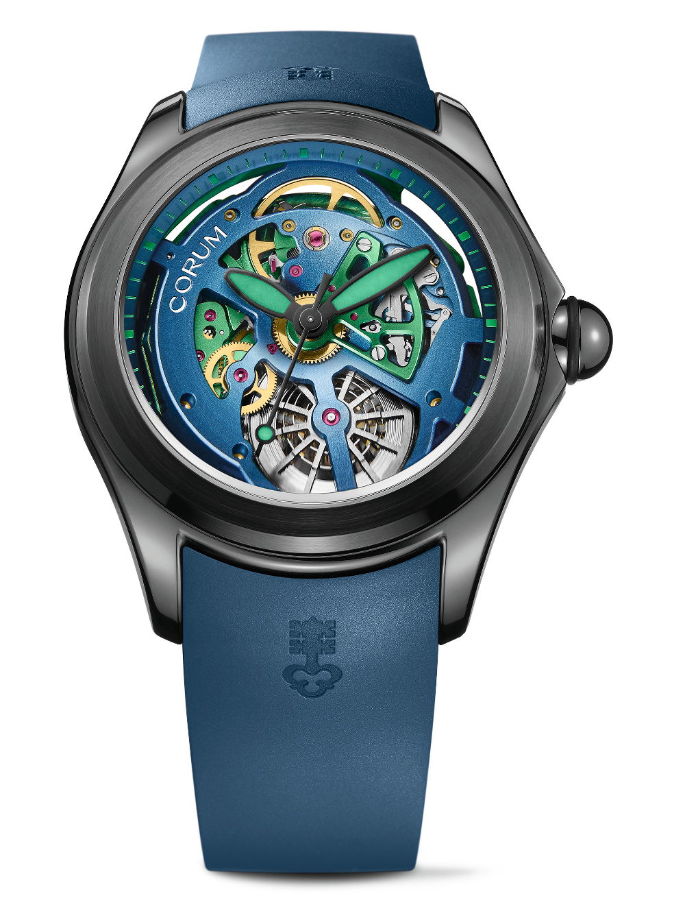 Corum Bubble 47 Squelette - kolorowa 