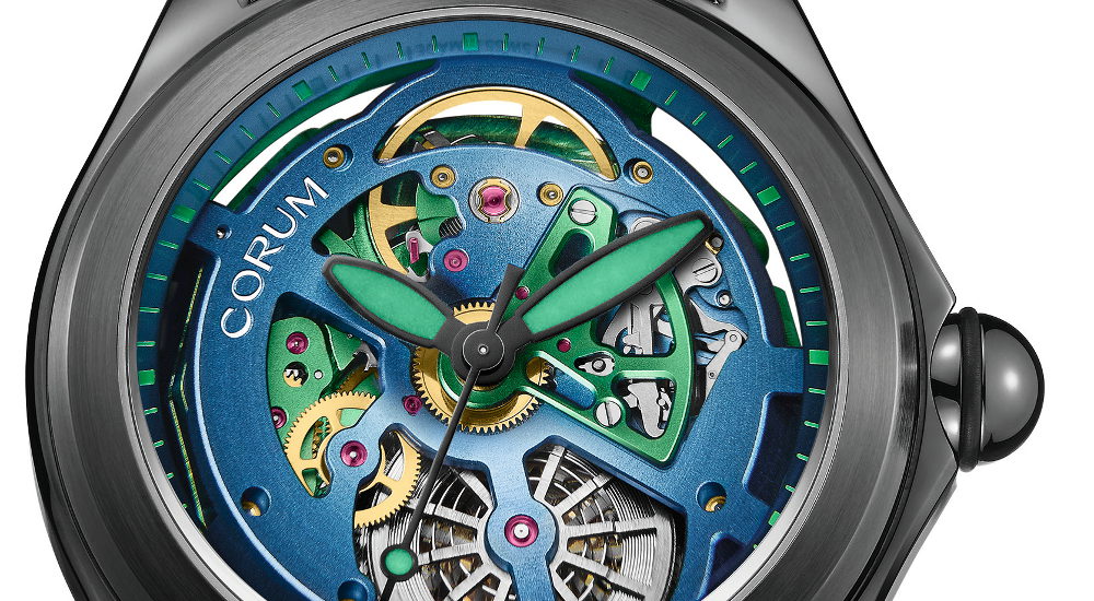 Corum Bubble 47 Squelette - kolorowa 