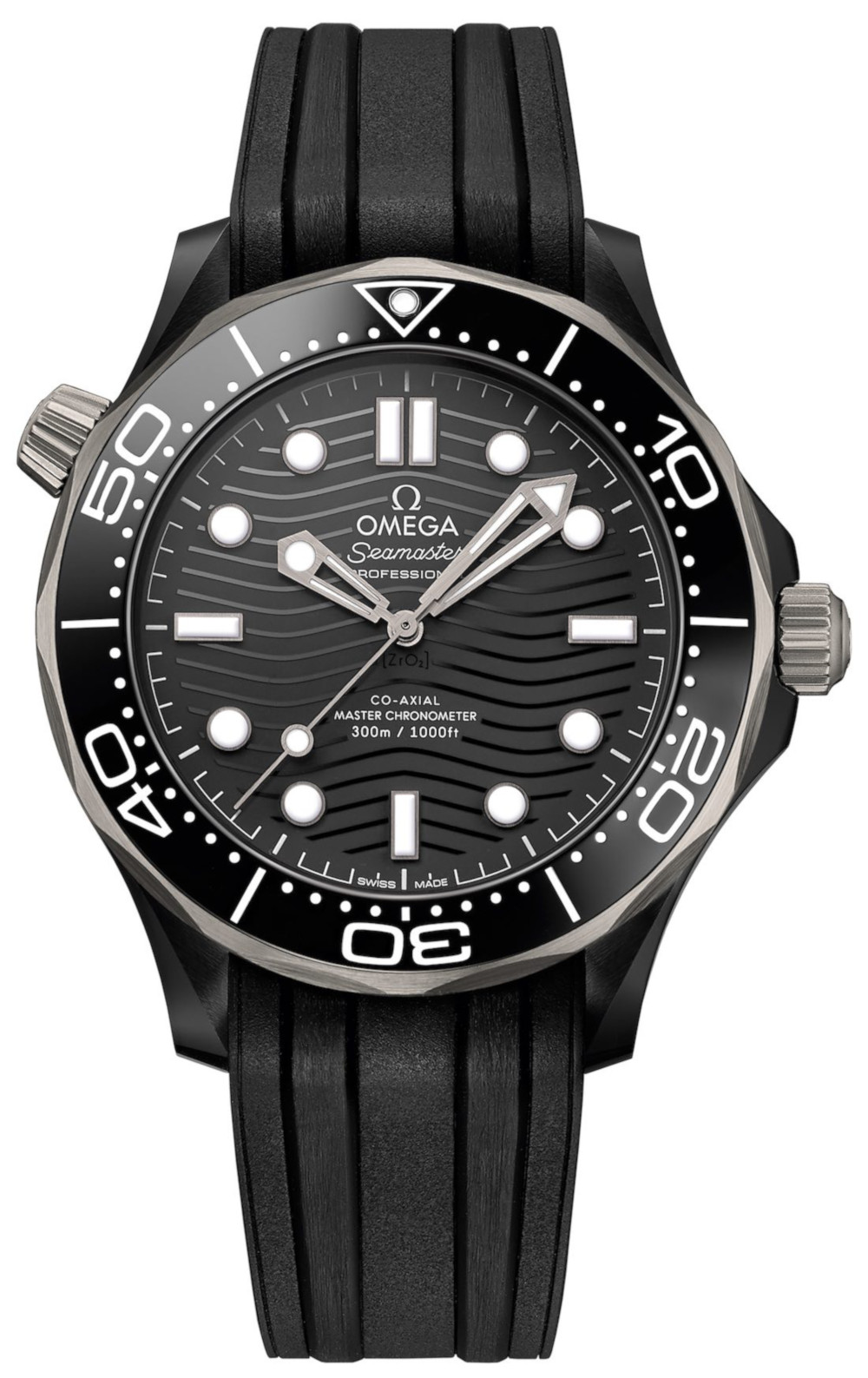 Omega Seamaster Diver 300M w kopercie z czarnej ceramiki i tytanu